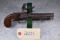 Early Flintlock Top Hammer 50 Cal. Folding Dagger Pistol