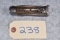 Antique Spring Pen Knife/Pistol Combo