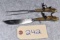 Rare & Unusual F.X. Richter Fork & Knife Flintlock Gun Combo