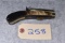 James Rodgers Sheffield Marked – 2 Blade Knife/Percussion Gun Combo