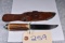 Stag Handle Sheath Hunting Knife/Gun Combination
