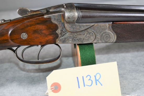 J. Just – Ferlach, Austria (Bohler-Blitz-Stahl) – 3-Barrel Double Rifle Over Shotgun “Doppelbuchsdri