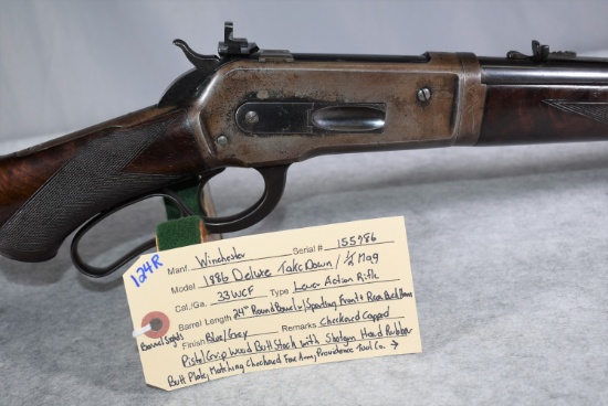 Winchester – Mod. 1886 Deluxe Take Down – 33 WCF Cal. Lever Action Rifle