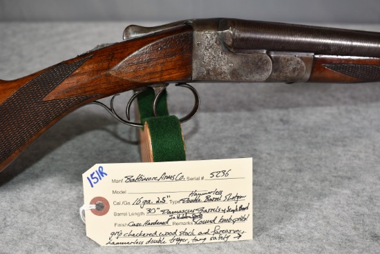 Baltimore Arms Co. – 16ga. 2 ½” Hammerless Double Barrel Shotgun