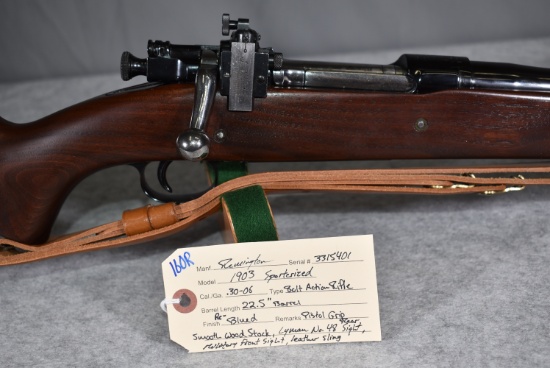 Remington – Mod. 1903 – 30-06 Sporterized Bolt Action Rifle