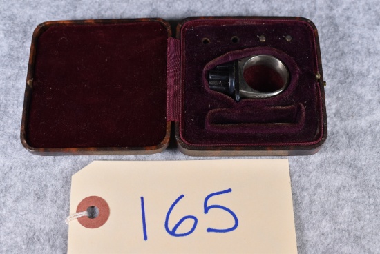 Cased Le Quartre Morts – Le Petit Protector Style – 3mm Cal. Pinfire Ring 4 Shot Pistol