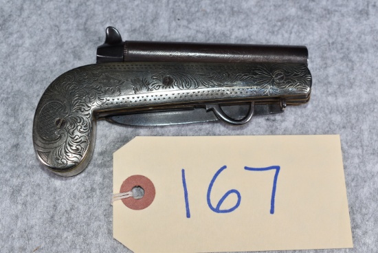 Unknown Maker – Percussion Single Shot Pistol/Knife Combination