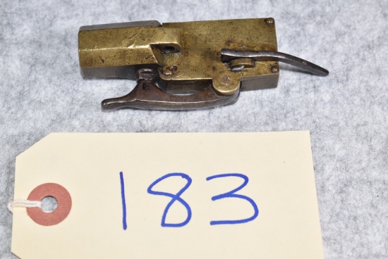 Loft’s – Detector Patent PG Dated 1851 – Brass Frame Percussion Alarm Gun