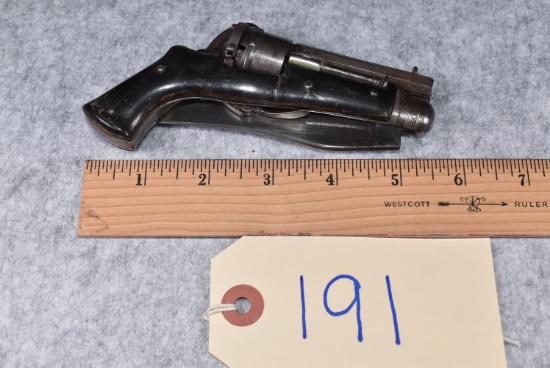 S.B. (Brevete S.G.D.G) – Pistol/Knife Pinfire Combination – 22 Cal. Range 6-Shot Cylinder