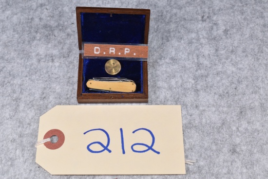 D.R.P. – Miniature Knife/Gun Combination – Unknown Pinfire Caliber