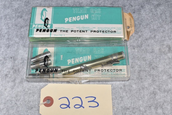 Pair of Penguin Associates Inc. of Malvern, PA Tear Gas/Alarm Gun Kits