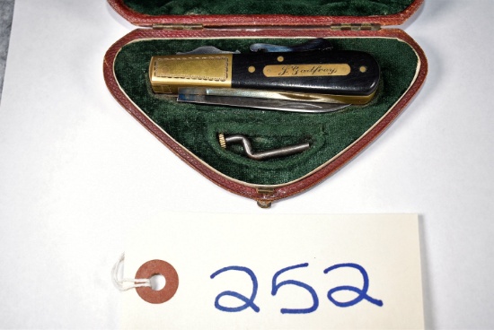J. Godfrey – Percussion Knife/Pistol Combo – 16 Cal. Range