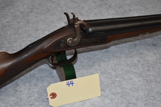 Scarce W&C Scott & Son – 10ga. Black Powder Double Barrel Shotgun