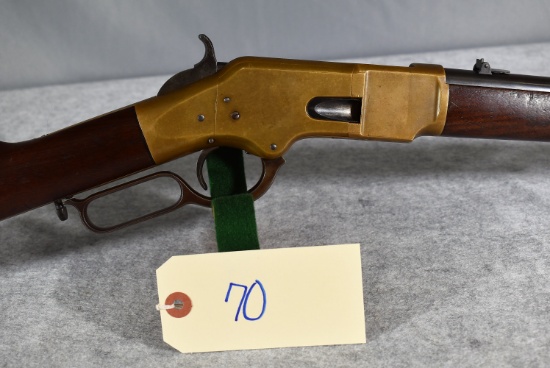 Exceptional Henry Barrel Marked Winchester – Mod. 1866 Saddle Ring Carbine – 44 Cal. Lever Action Ri