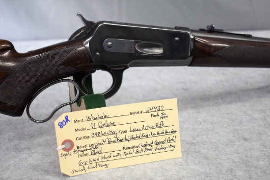 Winchester – Mod. 71 Deluxe – 348 Win. Mag. Cal. Lever Action Rifle