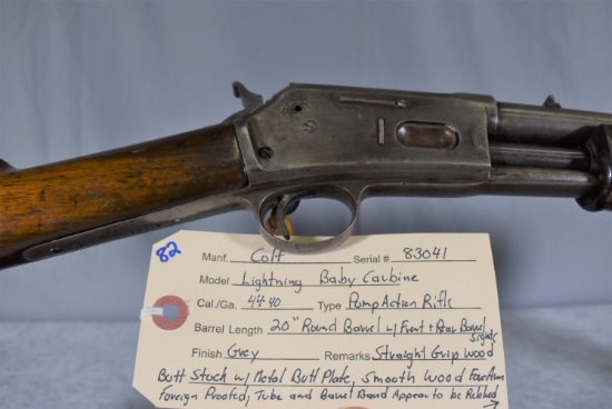 Colt – Mod. Lightning Baby Carbine – 44-40 Pump Action Rifle