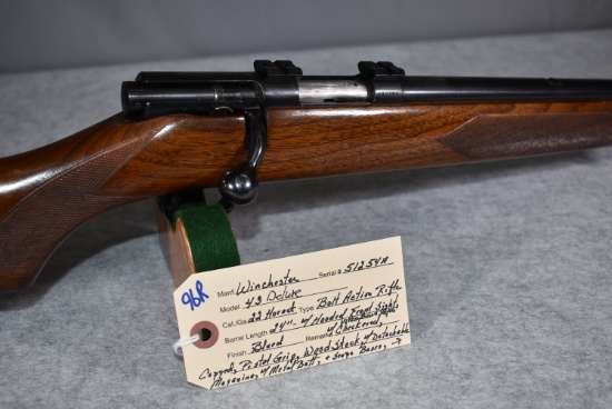 Winchester – Mod. 43 Deluxe – 22 Hornet Cal. Bolt Action Rifle