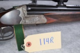 Ludwig Borovnik – Ferlach Austria – Three Barrel Double Rifle/Shotgun Combo – 16ga. 2 ¾” x 22 Hornet