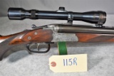J.P. Sauer & Sohn – Drilling – 16ga. x 16ga. 2 ¾” Chamber Over 7.65 Rimmed Rifle Caliber Rifle Shotg