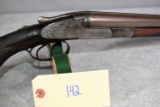 Lefever Arms Co. – Sideplate DE Grade – 2 Hook Top Lever Break Opener 20ga. Hammerless Double Barrel