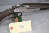 Lefever Arms Co. – Side Plate G Grade – 16ga. Hammerless Double Barrel Shotgun