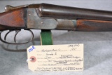 Baltimore Arms Co. – Grade A – 12ga. Hammerless Double Barrel Shotgun