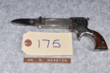 Wm. W. Marston – 3-Barrel 22 Cal. Derringer Retractable Knife Blade Model
