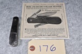 US Small Arms Mfg. – 22 Cal. Pocket Knife/Gun Combo