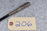 Sterling Handle Swagger Stick – The Sterling Handle is 4 ¼” Long & the Overall Length of the Swagger