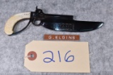 N.P. Ames Cutler Marked Blade – 20 Cal. Miniature Operational Knife Pistol