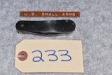 U.S. Small Arms Co. of Chicago Ill. Marked – Knife/Pistol Combo