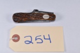 Antique 3 Blade Pen Knife Pistol Combo