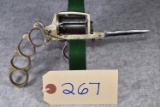 L. Dolne Invur – Model Apache Knuckle Duster Gun/Knife/Knuckle Combination