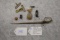 Lot Containing:  1 G.A.R. Pin, 1 Snake Buckle, Musket Worms, & 1 Sword Letter Opener