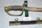 U.S. Model 1850 Foot Officer’s Sword – w/Bright Etching on the Blade – w/Leather Scabbard
