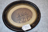 Oval Framed Picture of 7 Men of Co. K, 132nd Pa. Vol., 2nd Corps
