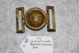 U.S. 1839 Regulation Artillery 2pc. Waist Belt Plate