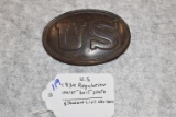 U.S. 1839 Regulation Waist Belt Plate – Standard Civil War Issue