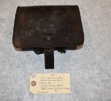 Crossman (Newark) U.S. Pattern 1864 Civil War Infantry .58 Cal. Cartridge Box