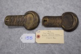 Pair of U.S. Original Civil War Era Privates Brass Shoulder Scales