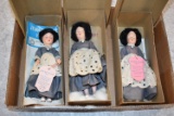 3 Jennie Wade Dolls Made by V.L. Redding & Co, Gettysburg, PA