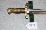 Ames U.S. Saber Bayonet for Model 1855 Rifle – No Scabbard