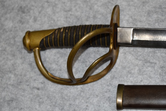 Roby (Chelmsford, Mass) U.S. Mod. 1860 Cavalry Officer’s Saber