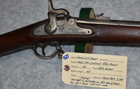 S. Norris & W.T. Clement – Contract U.S. Model 1861 – 58 Cal. Rifle Musket