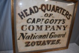 Framed Cloth Banner