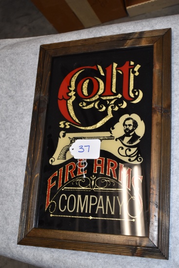 Colt Framed Collector Sign – “Colt Firearms Company”