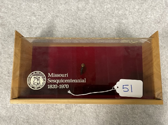 Colt – Missouri Sesquicentennial 1820-1970 – Commemorative Revolver Display Case