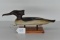 Wooden Merganser Drake Carved RWC on Bottom – Cast Keel Weight