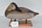 Sleeper Hen Canvas back Wood Decoy, Signed by Tommy Deagle