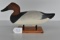 Canvas Back Drake Wood Decoy – Signed: R. Madison Mitchell 1984